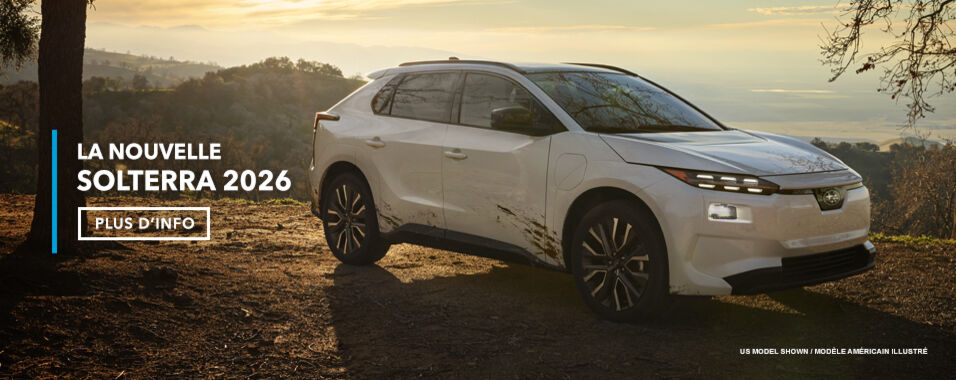 La nouvelle Subaru Solterra 2026 À venir plus tard cette année