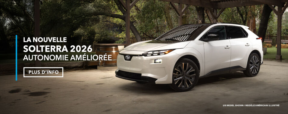 La nouvelle Subaru Solterra 2026 À venir plus tard cette année